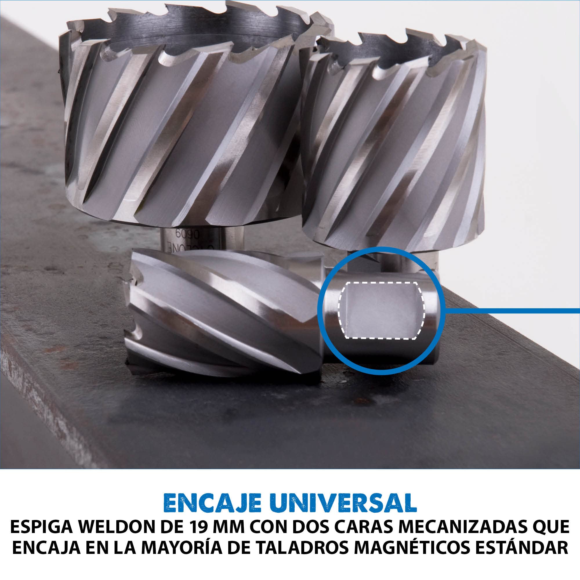 Evolution - Cortadora anular de 20 x 25 mm (20S) de Evolution: corta más rápido y dura más tiempo, Compatible con prácticamente todos los taladros magnéticos