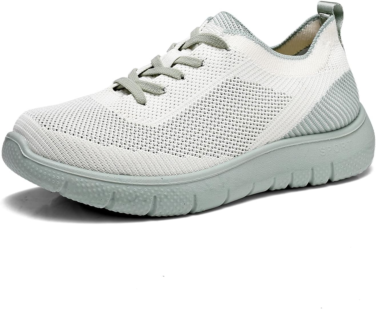 Women's Knitted Breathable Walking Shoes, Non-Slip Wear-Resistant Soft Sole Sneakers for Running, Fitness & Daily Wear