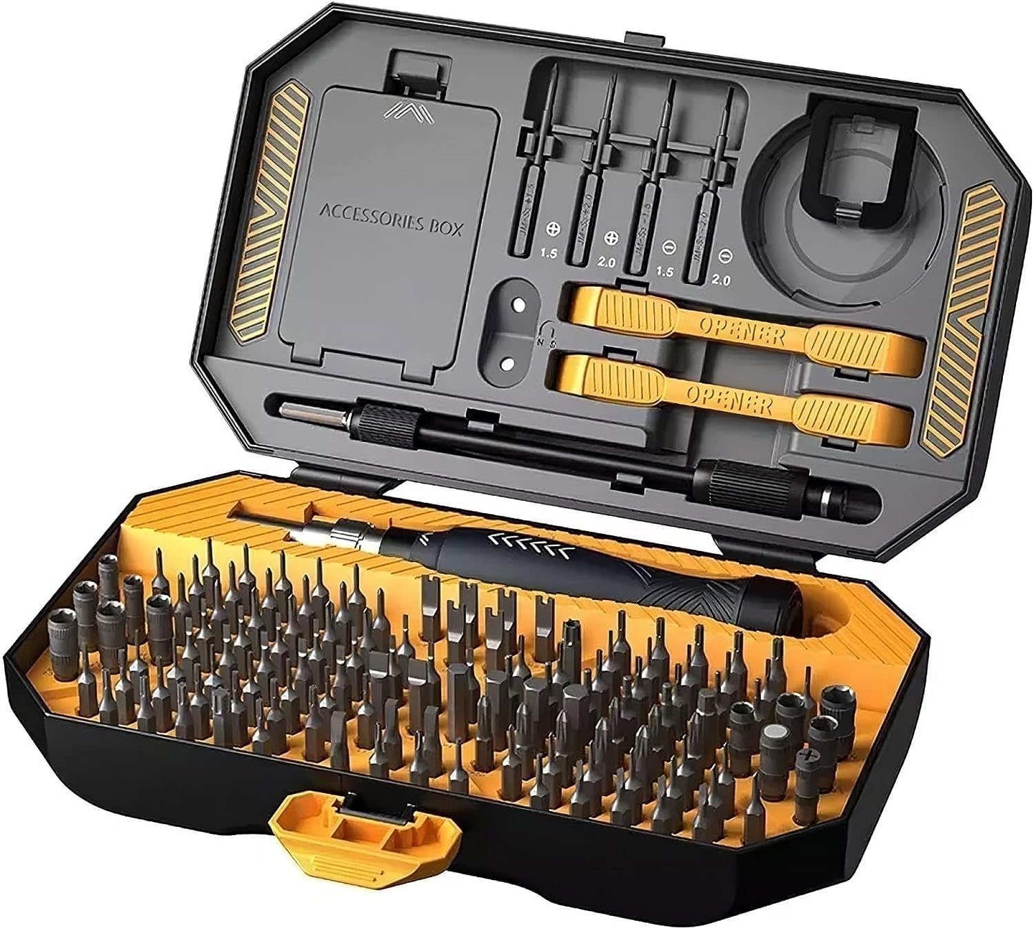 INICIO 145 in 1 Precision Screwdriver Set [116 CR-V Bits, 12 CR-V Sockets, 4 S2 Bits] Portable Tool Kit With Flexible Shaft For Repair & Maintenance of Electronics Smartphones MacBooks Laptops - Black (B07XDWFL9F) Amazon Price History, Amazon Price Tracker