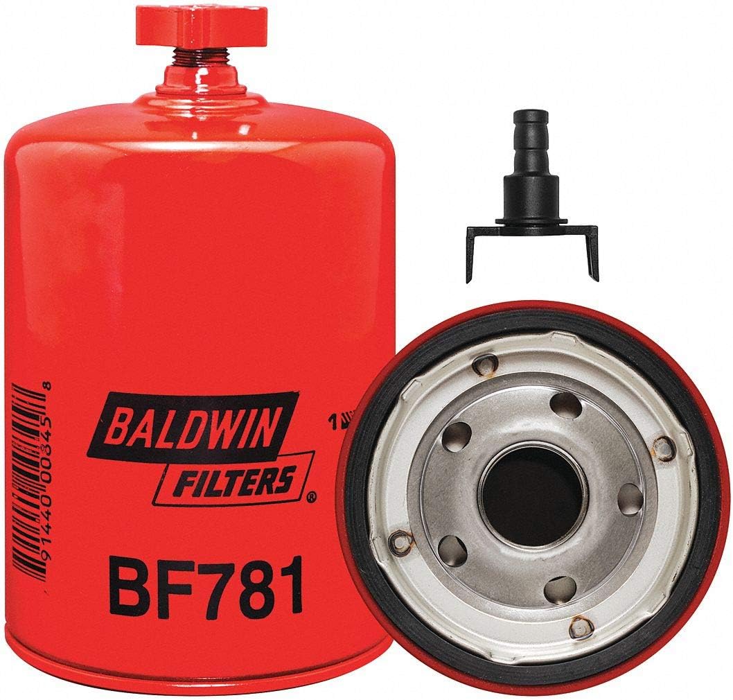 Baldwin Filters Fuel Filter, 61/8 x 311/16 x 61/8 in