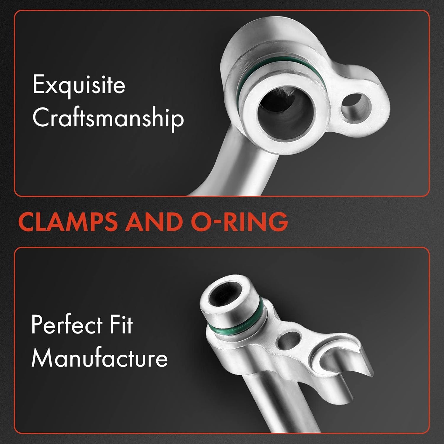 A-Premium A/C Suction Line Hose Assembly Compatible with Subaru Impreza 2008-2014 2.5L, Compressor to Evap