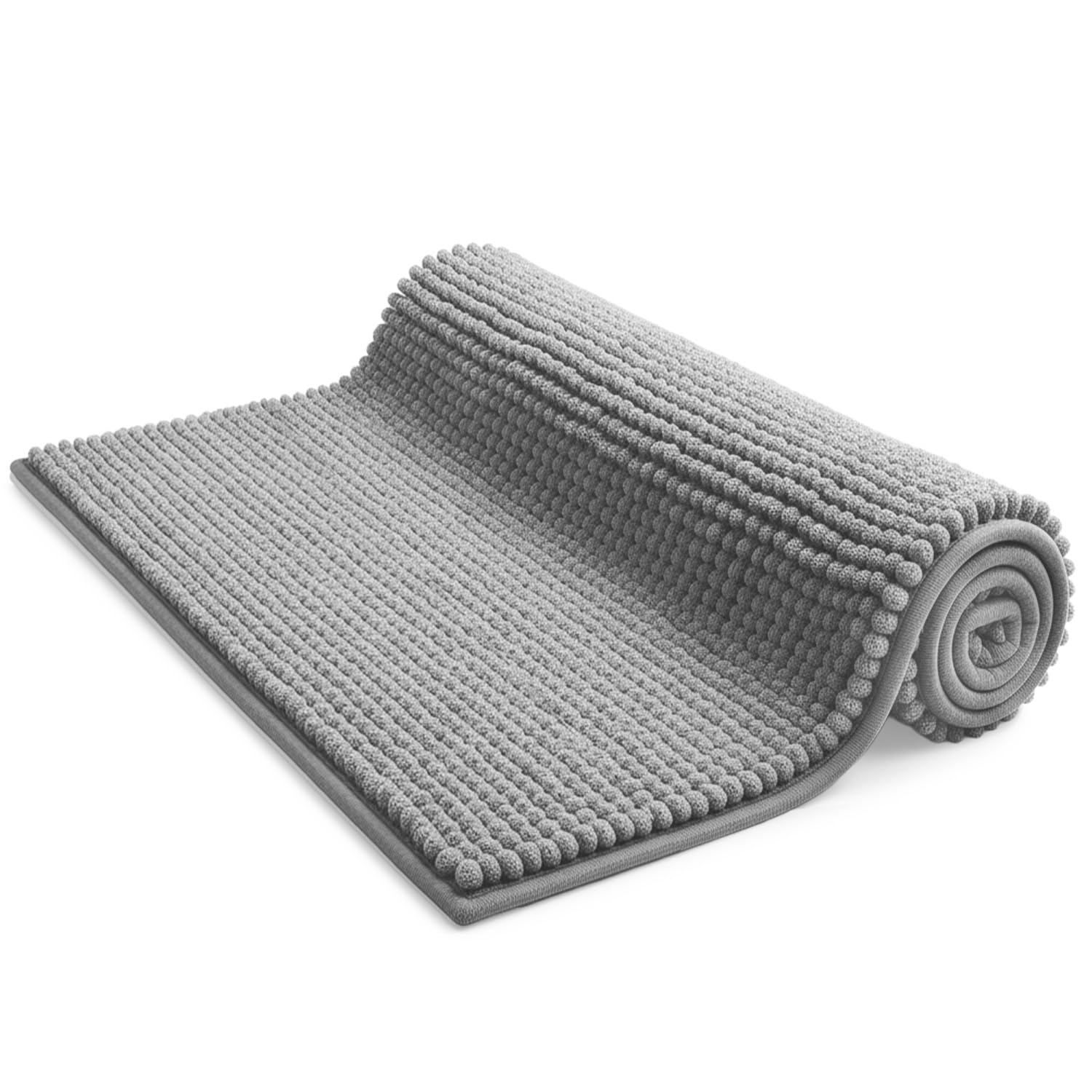 Keplin Bath Mat 50x80cm Light Grey Microfibre