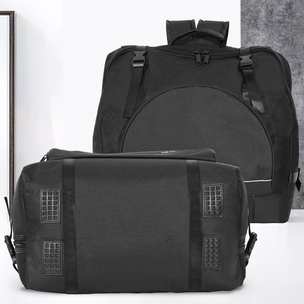 Vaguelly Borsa per fisarmonica per fisarmonica 80-96 bassi, custodia imbottita per fisarmonica, borsa da concerto, zaino con tracolla, borsa per accessori, borsa per il trasporto di strumenti per