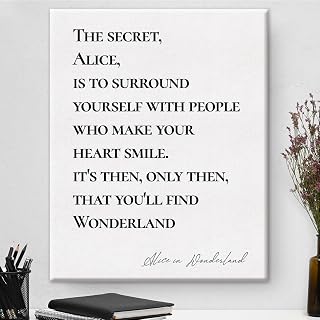 Canvas Wall Art Inspirational Quote Canvas Print Positive Canvas Painting Home Bedroom Wall Decor Framed Gift for Girl Women 8 x 10 Inch