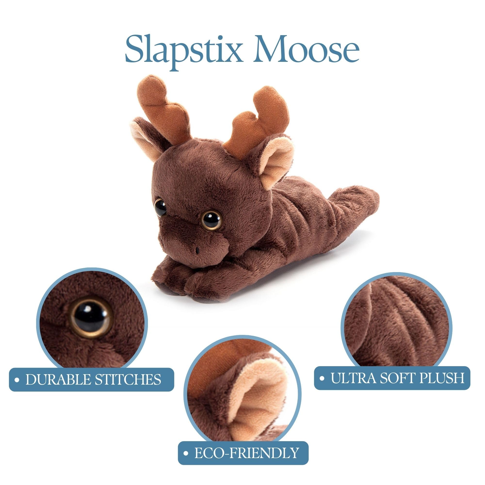 Amazon.com: The Petting Zoo Moose Stuffed Animal Plushie Slap