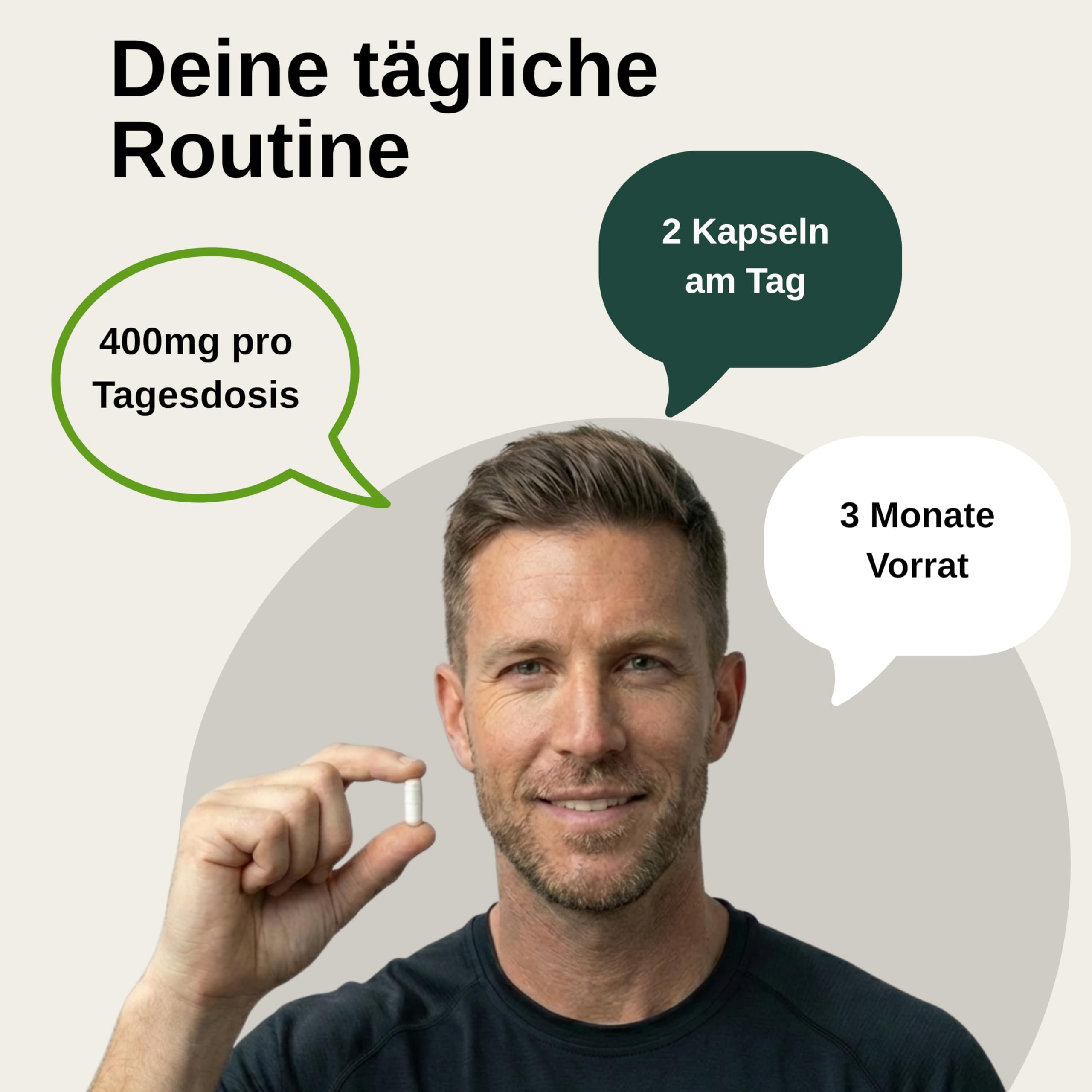 Vita Elements Magnesium Komplex - 400mg Magnesium - 5 Formen: Bisglycinat, Citrat, Malat, Ascorbat, Oxid - 180 Kapseln - 3 Monate Vorrat - Vegan, Hochdosiert
