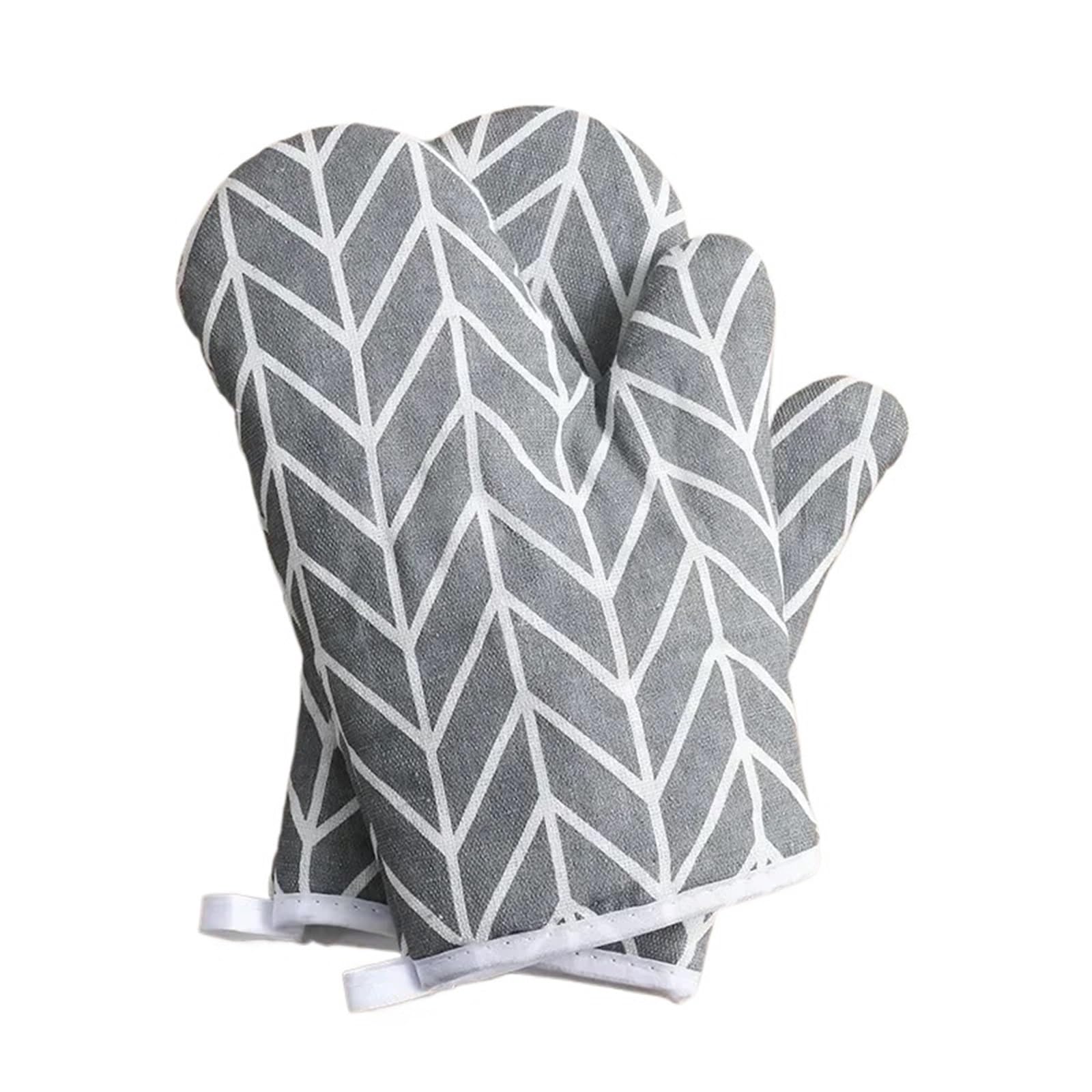 2 Pieces Of Heat-insulating Gloves, Heat-resistant Microwave, And High-temperature Resistant Kitchen And Oven For Kitchen(Color 2)