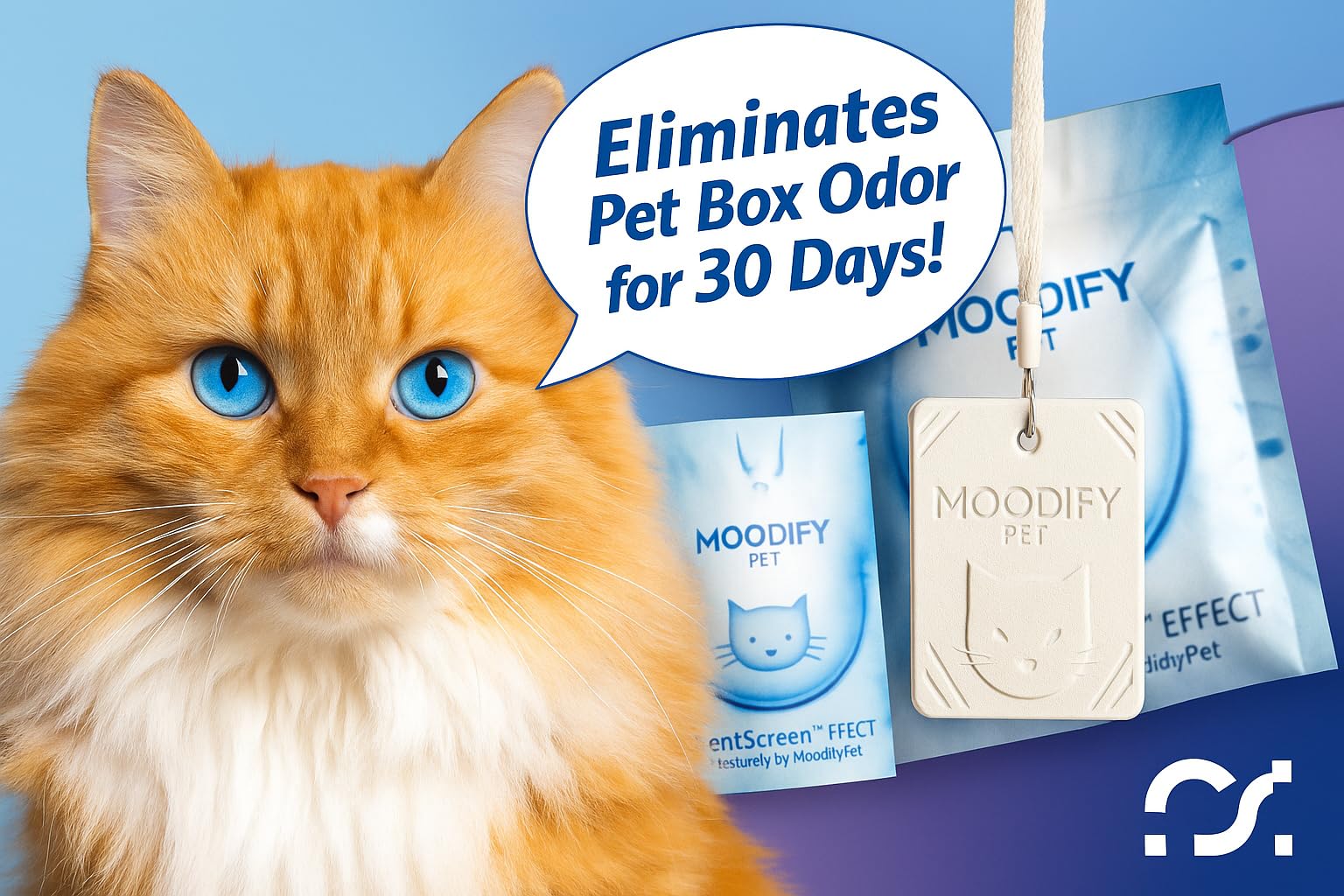 MoodifyPet Odor Neutralizer with ScentScreen Effect Technology (1 Unit)