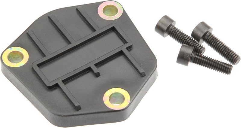 Tampa do alojamento do sensor de nível de óleo URO Parts 03G103707 com vedação e parafusos – 1 unidade