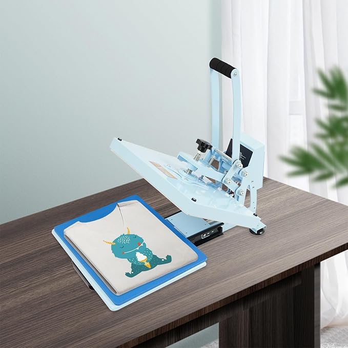 Termofijadora Manual YDOOLNG 1000W, 29x38 cm, Azul para Sublimación miniatura 2