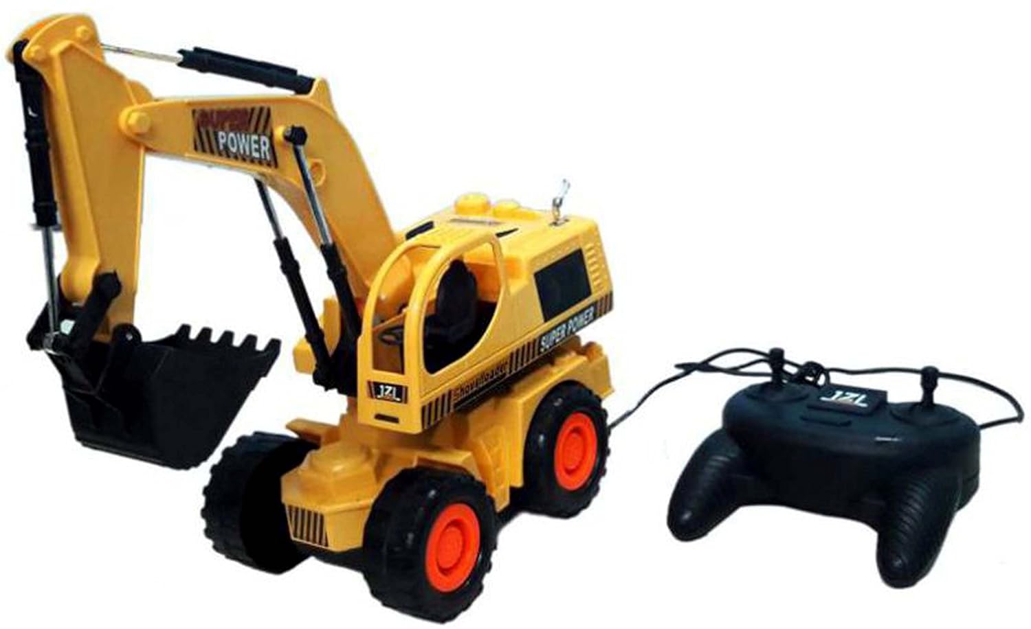 Bonkerz Remote Control JCB Shovel Loader Construction Excavator Truck Toy Amazon.in Toys & Games