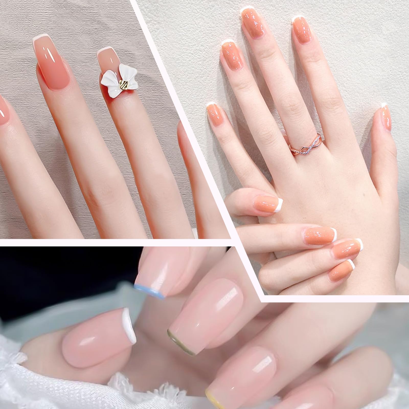 5 PCS Pinceles para Estampar Uñas,Estampador de Silicona con Rascador, 3 Pinceles para Nail Art Juego para Uñas Francesas Herramienta para Estampar Uñass para el Hogar y Los Viajes Diseño de Uñass DIY