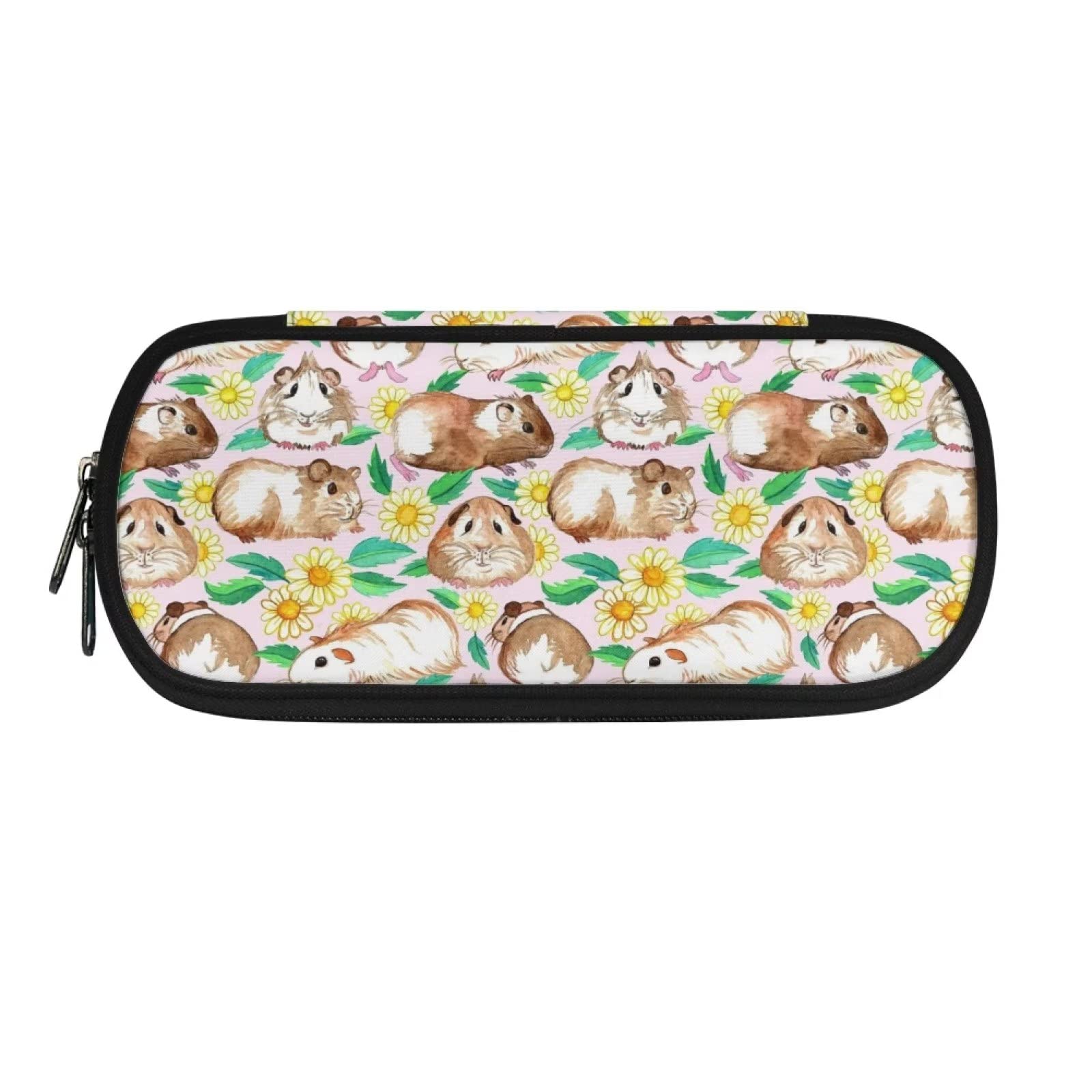 Showudesigns Guinea Pig Pen Pencil Case for Girls Boys Pencil Box Portable Pen Carrying Case Suitable Gifts for Kids Pen Marker Holder Hamster Coin Purse — image 1