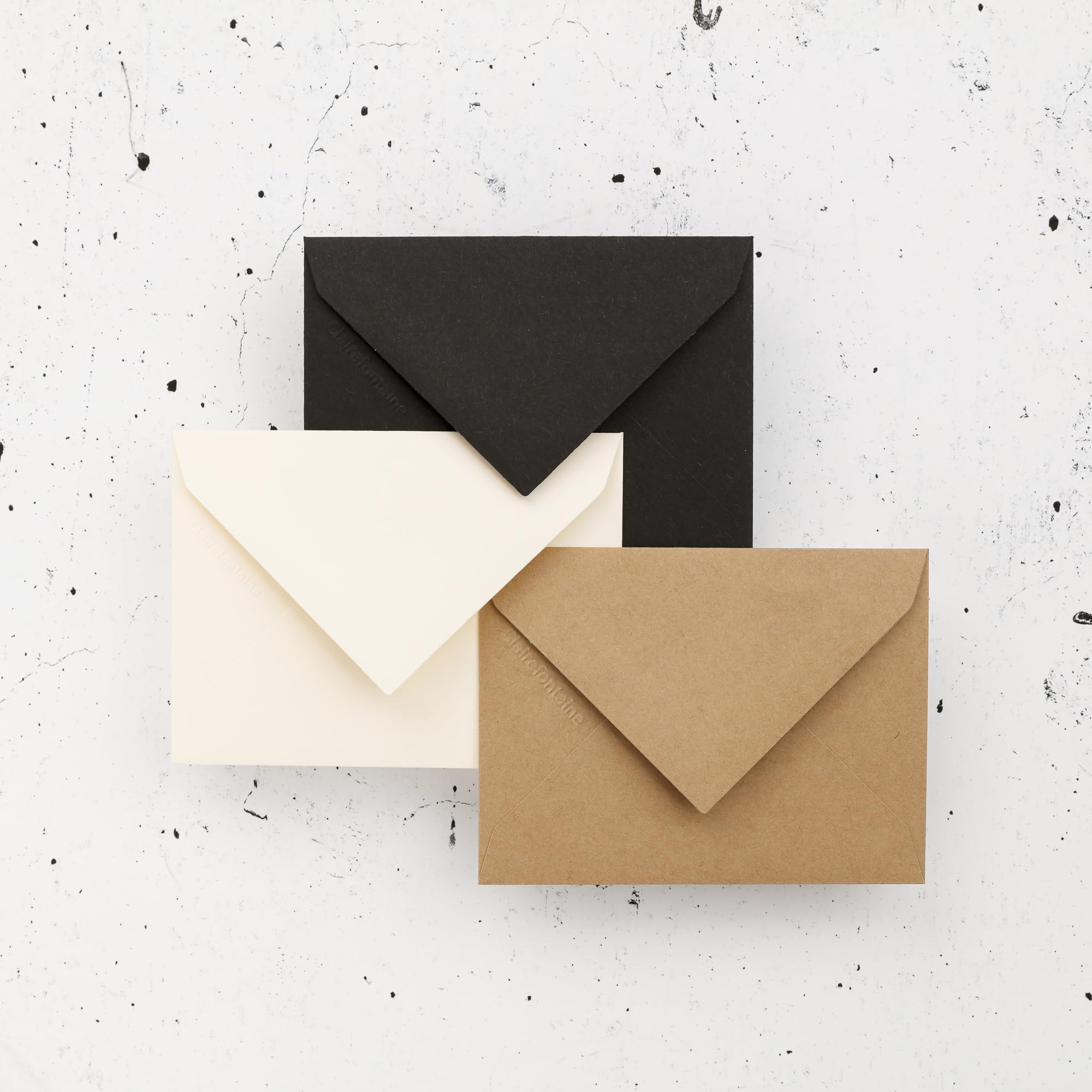 Clairefontaine 5440C Pack of 20 Gummed Envelopes Format 7,5x10cm 120g/m² Cream Colour Invitation Events and Correspondence Pollen Range Premium Smooth Paper - Image 3