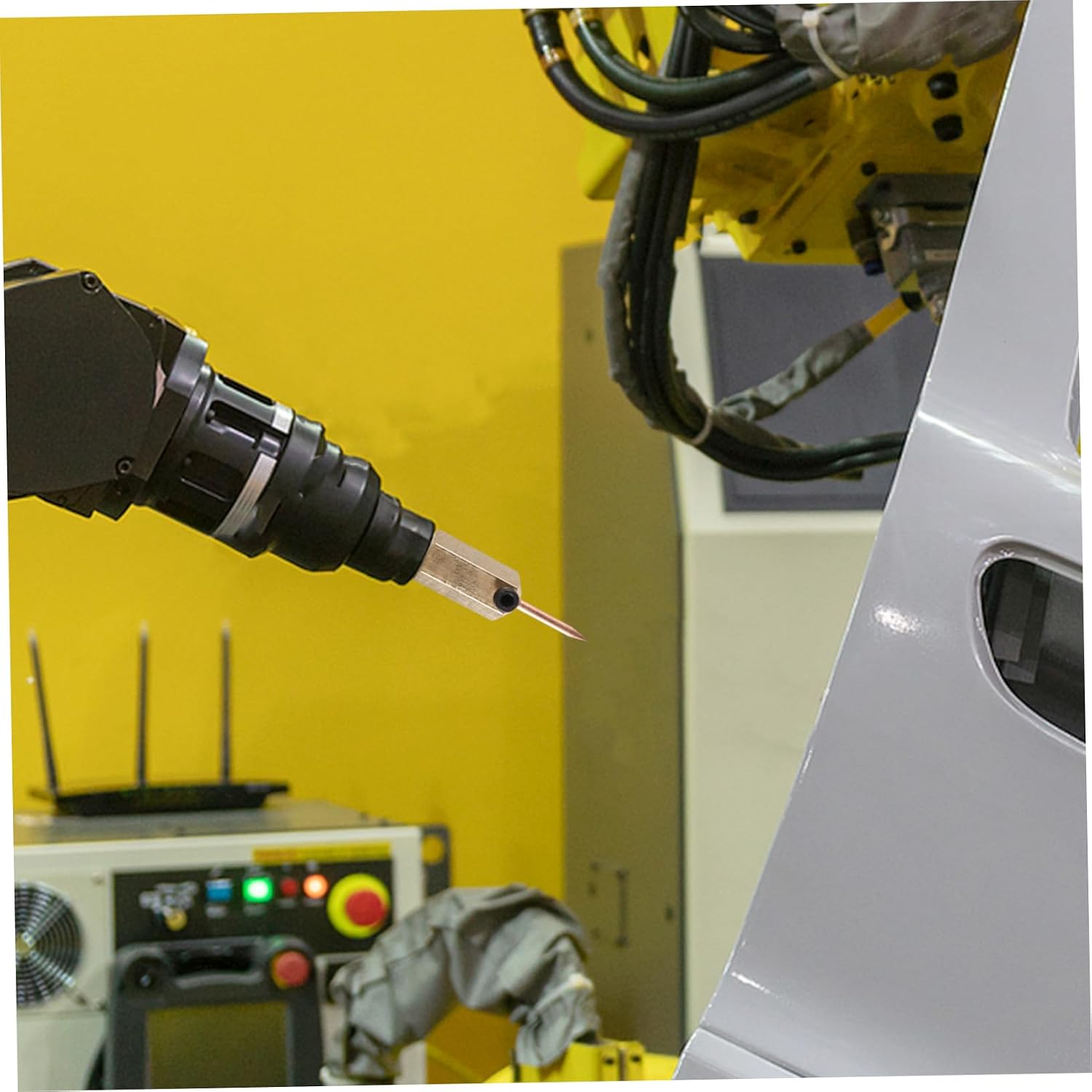 Healifty 1Piece Innovative Craft Hammer Electric Welding Kit for Auto Body Repair Seamless Welding Precision Includes Shaping Die Machine Metal Repair Tools for DIY Enthusiasts