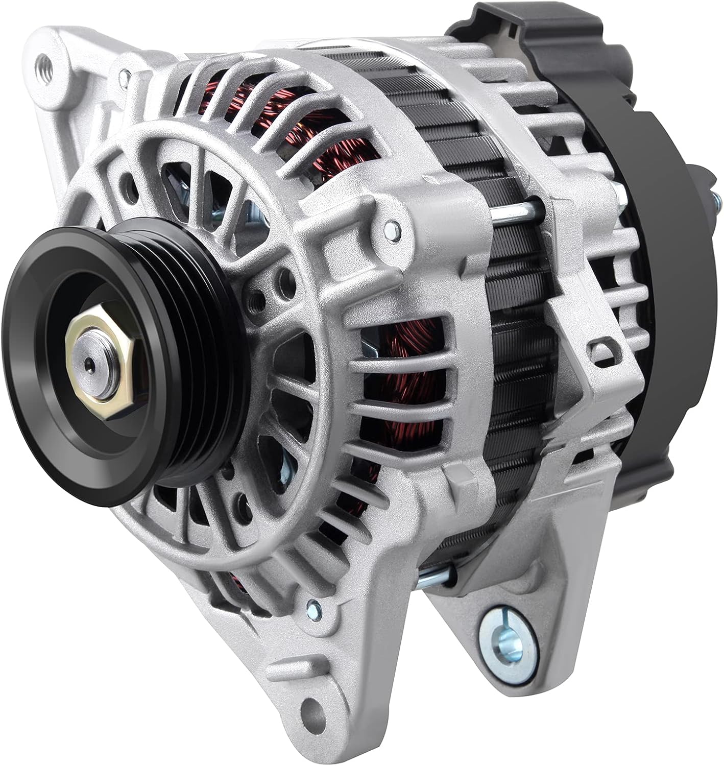 LSAILON Auto Alternator 2005 2006 for Hyundai Elantra 2004 2005 2006 2007 for Hyundai Tiburon 2005 2006 2007 2008 2009 for Hyundai Tucson 2004 2005 2006 2007 2008 2009 for Kia Spectra 90 Amp