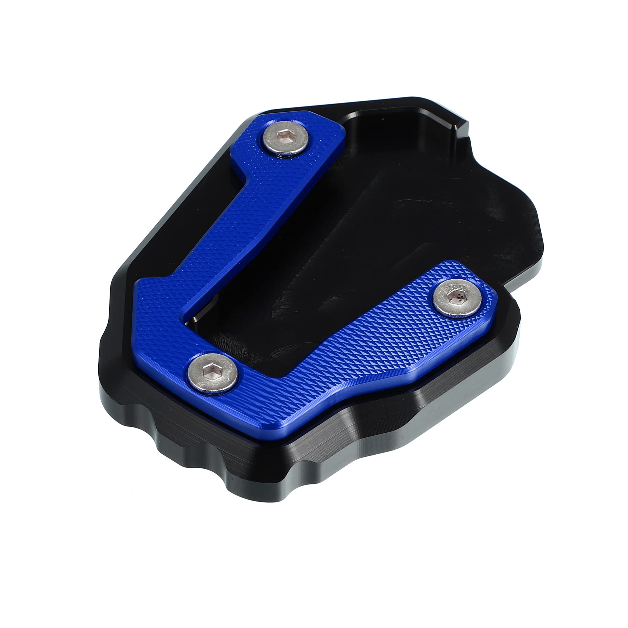 X AUTOHAUX Motorcycle Kickstand Pad For Honda CRF1100L Africa Twin (2017-2020) - Aluminum Alloy, Black
