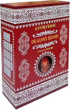Dragons Blood Incense Sticks and Holder Bundle Ayurvedic Hand Made Insense Insence