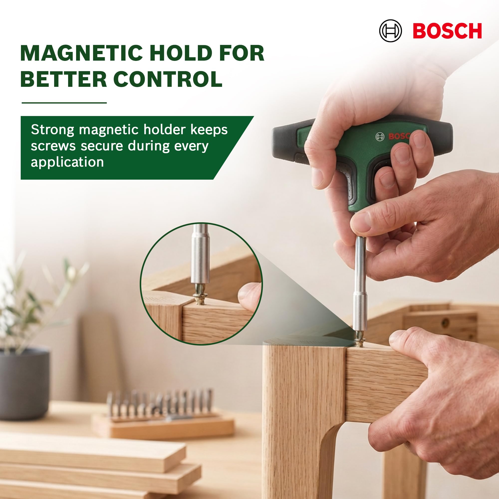 Bosch 19-częściowy zestaw z wkrętakiem (z rękojeścią typu T) (Akcesoria Narzędzi Ręcznych)