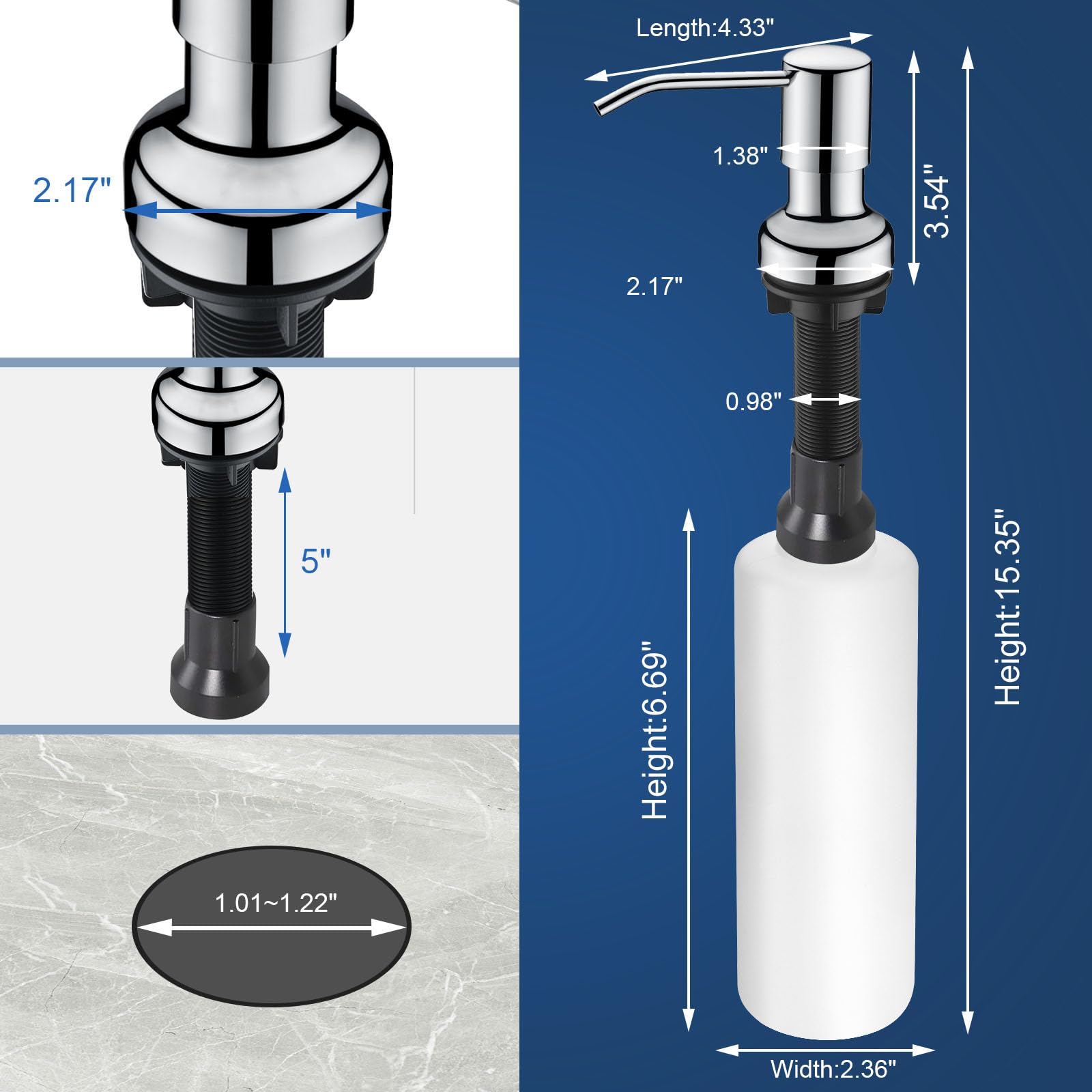 新品未使用　KWC INOX ソープディスペンサー　高品質 超美品KWC INOX ソープディスペンサー高品質