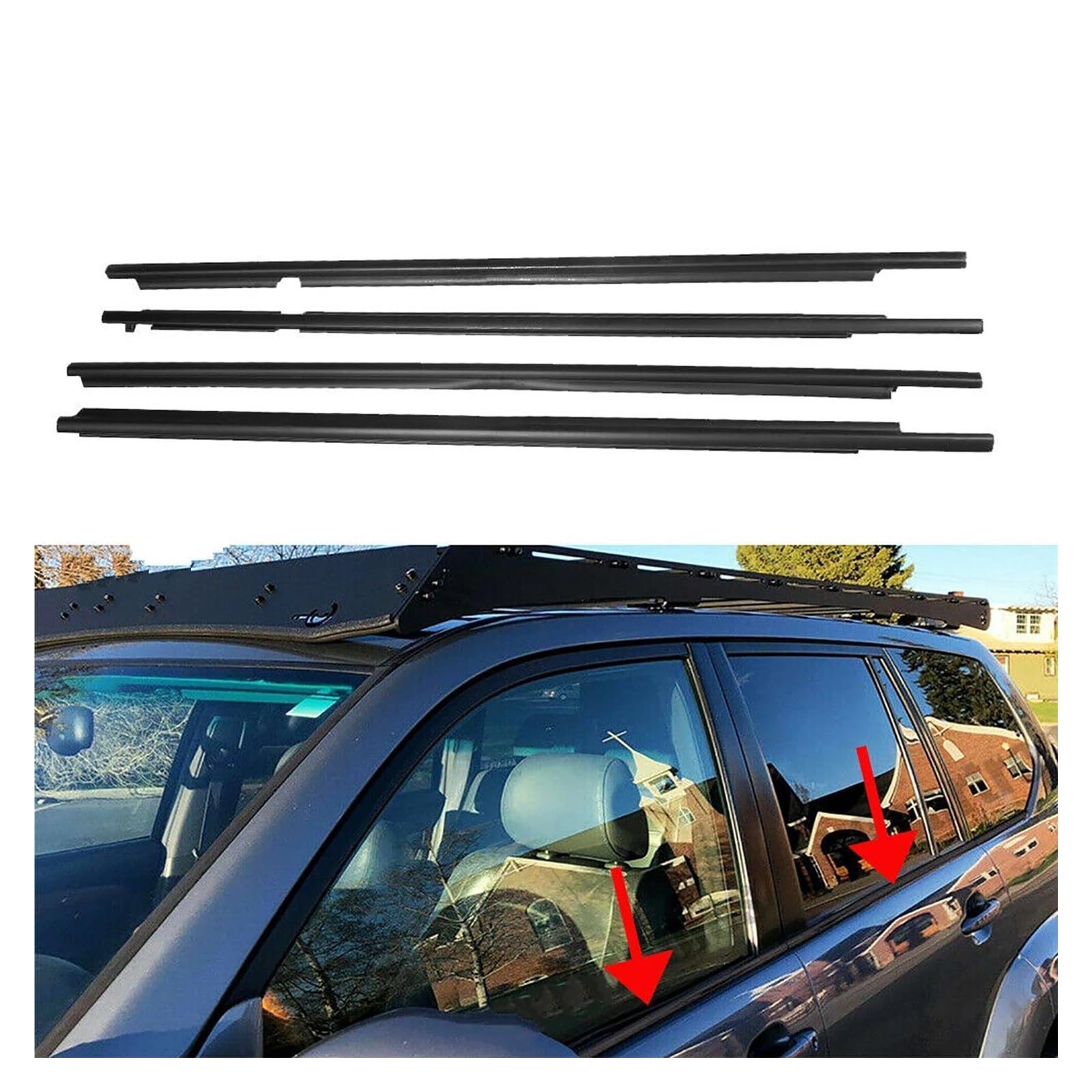Joints d'étanchéité pour vitres de Voiture Toyota Land Cruiser et Prado série 120 : Mastic imperméable