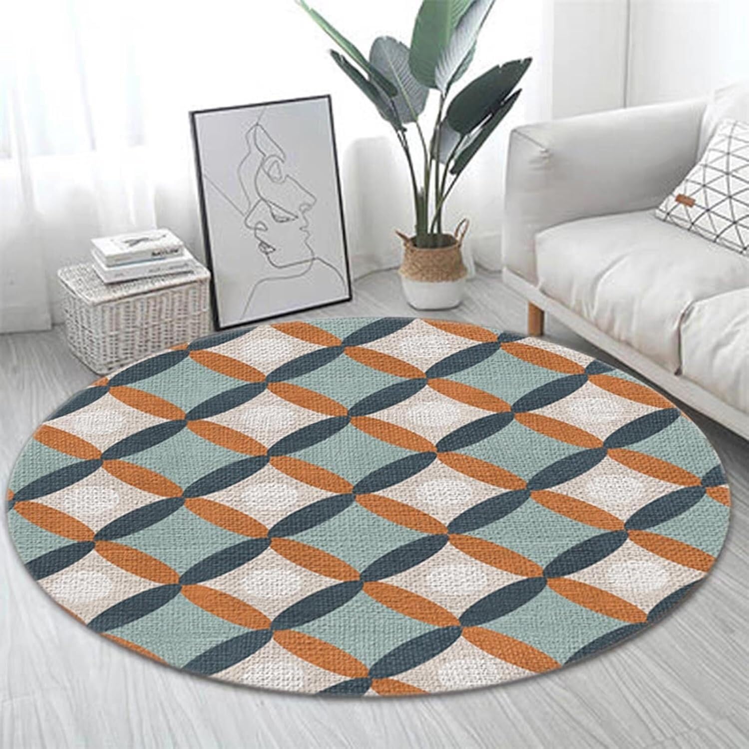 SSDDLZEQ Premium durable range Multifunctional Protective Mat For Carpets And Hardwood Floors, Suitable For Gaming Chairs(F,140cm)