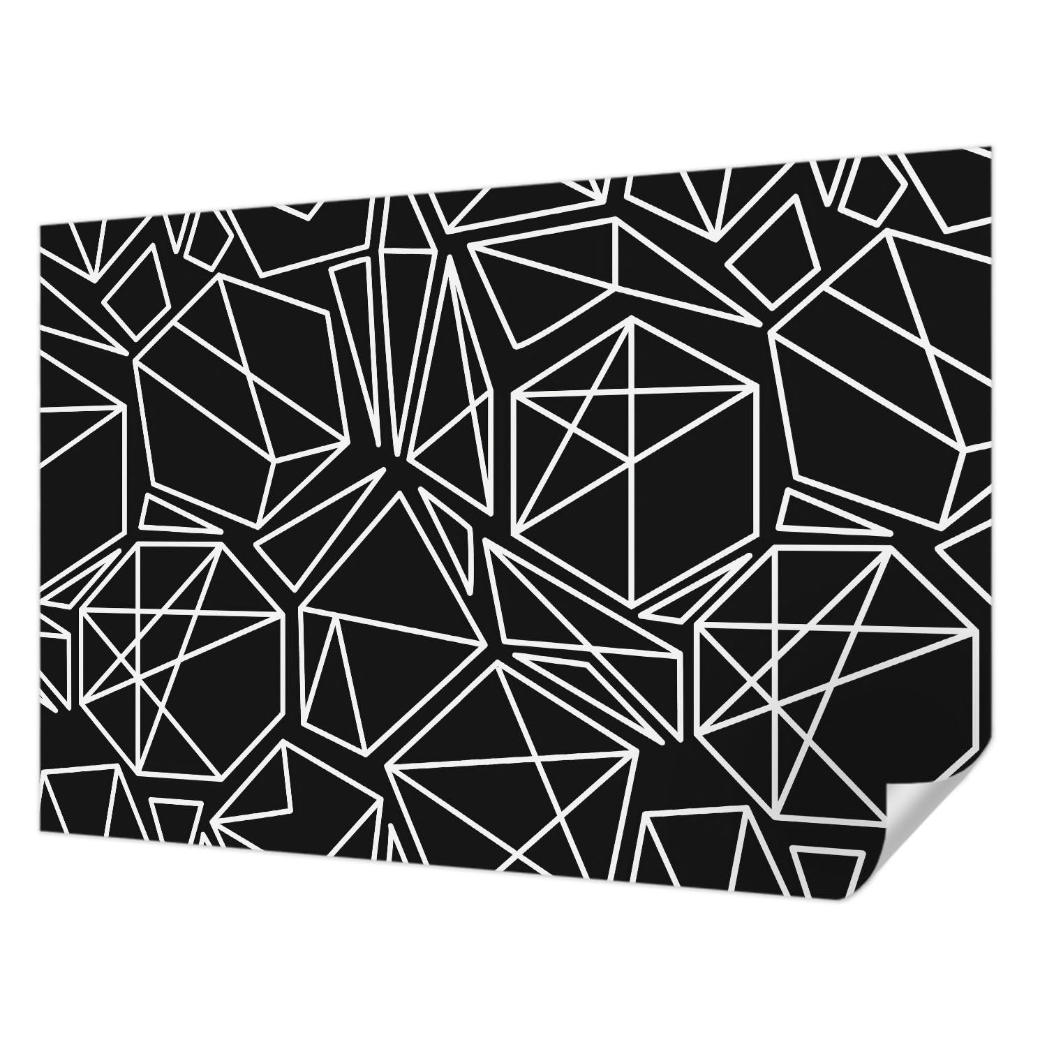 Papier peint adhésif chambre à coucher Tulup décoration moderne 152x104