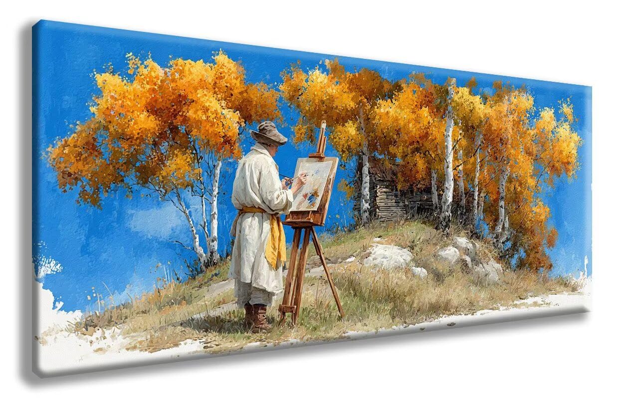 Malarstwo diamentowe na jesień, obraz diamentowy, dla dorosłych, duży, XXL, 100 x 300 cm, 5D, okrągłe, pełne wiertło, zestaw do majsterkowania, mozaika dla dorosłych, do dekoracji sypialni, zzg2508OP