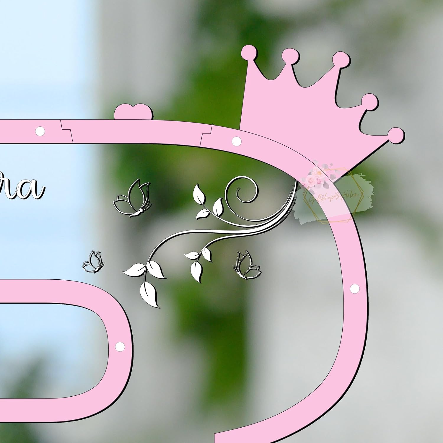 Quinceanera Guest Book Alternative, Letter P Drop Box, Sweet 16 Butterfly image 2