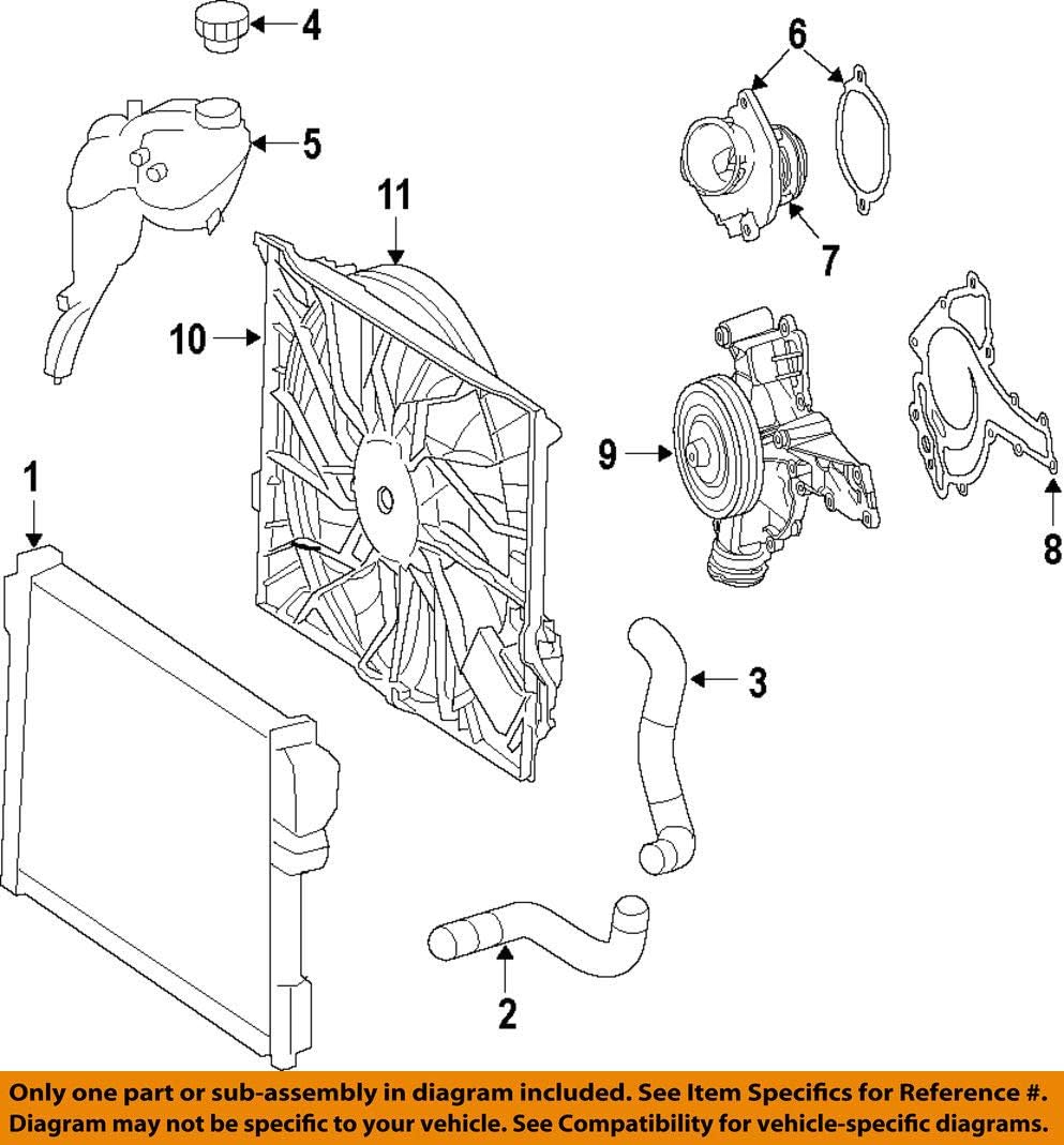MERCEDES-BENZ 2215000349 GENUINE OEM EXPANSION TANK