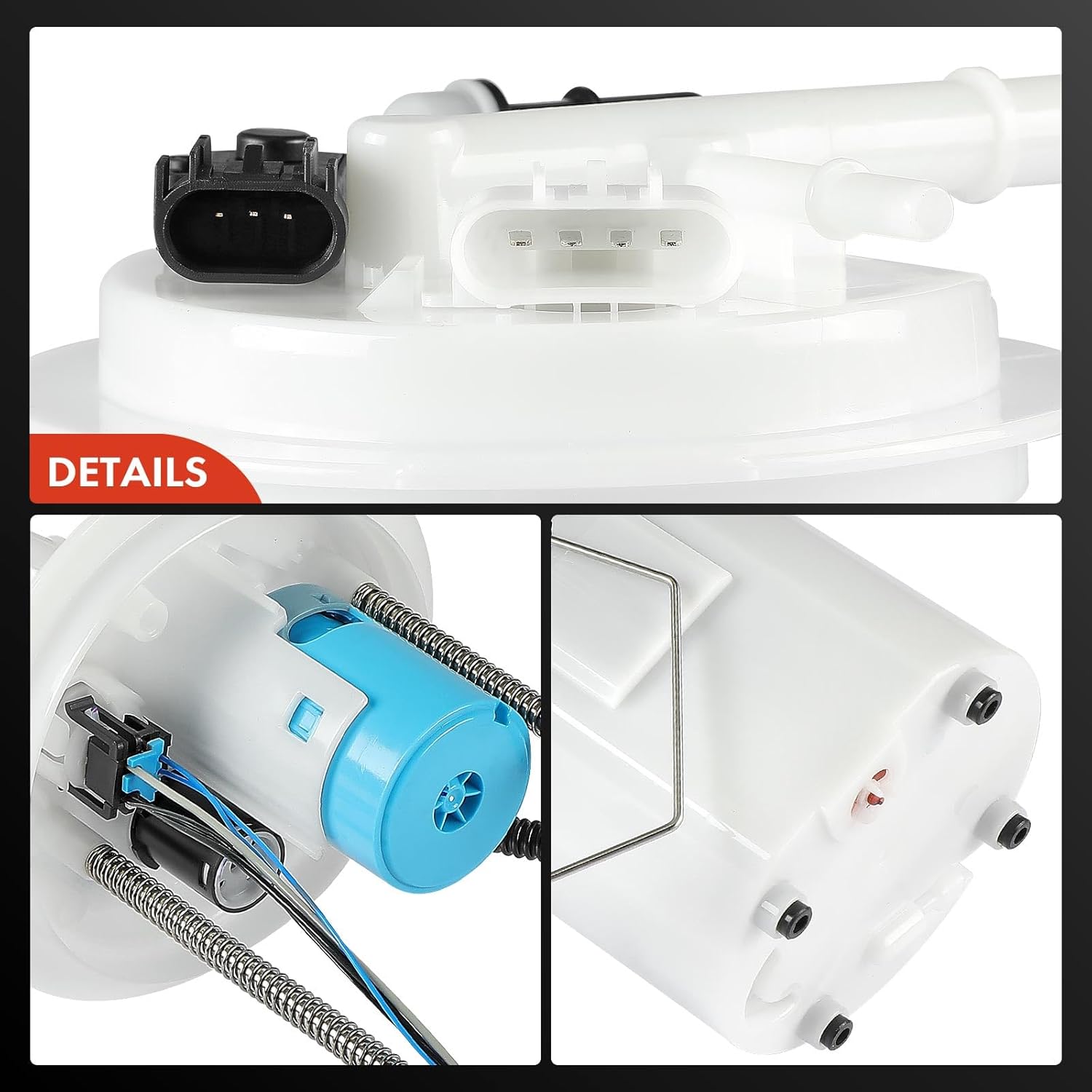 A-Premium Electric Fuel Pump Module Assembly w/Pressure Sensor Compatible with GMC Sierra 1500 2009-2013, 2500 HD 2009-2010 & Chevy Silverado 1500 2009-2013, 2500 HD 2009-2010, Replace# 19206576