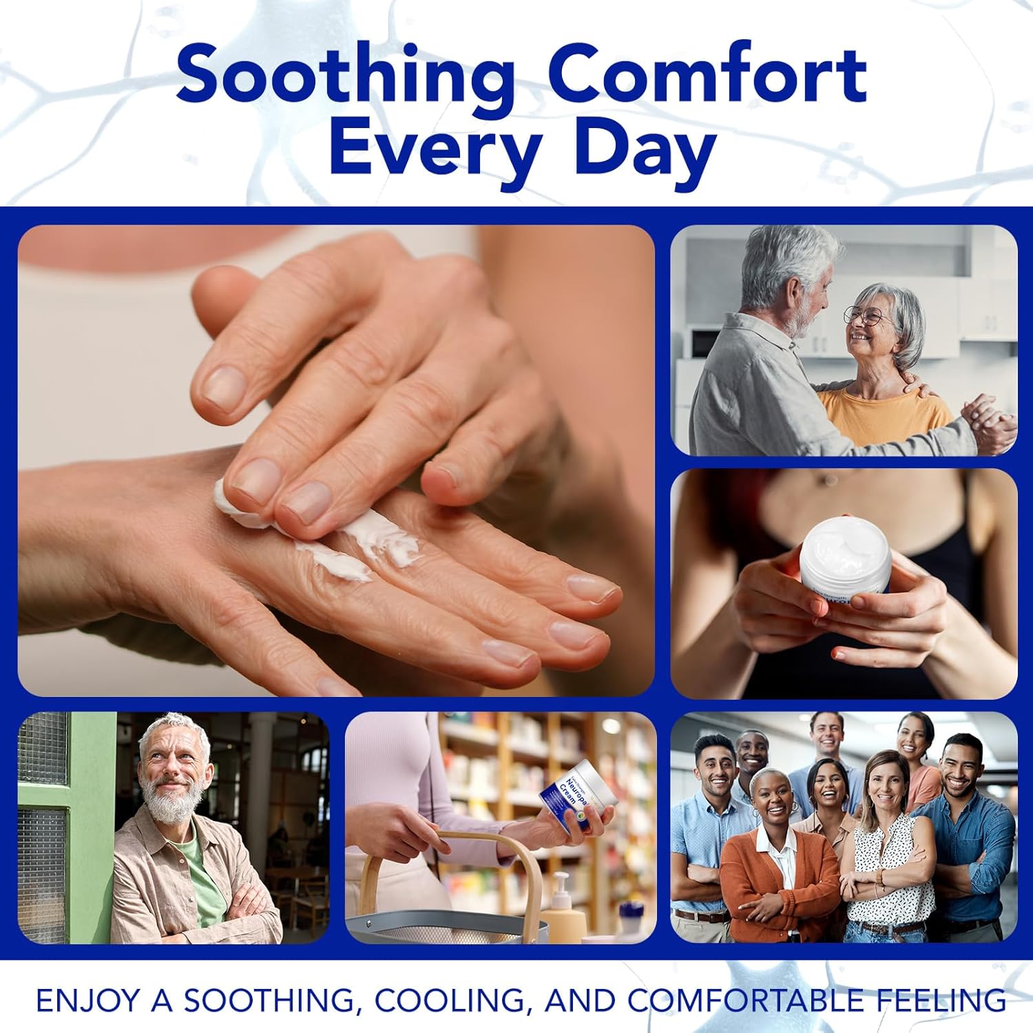Neuropathy Cream,Neuropathy Soothing Cream - Maximum Strength for Feet, Hands, Legs & Back, Non-Greasy, Plant-Based Formula for Men & Women - Image 8