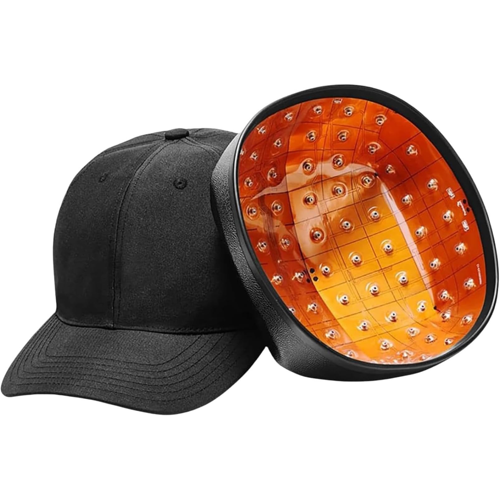 Chapeau De Croissance De Cheveux De Luminothérapie, Traitements De Perte De Cheveux, Dispositif De Thérapie De 82 LED 660Nm Et 850Nm pour La Repousse des Cheveux