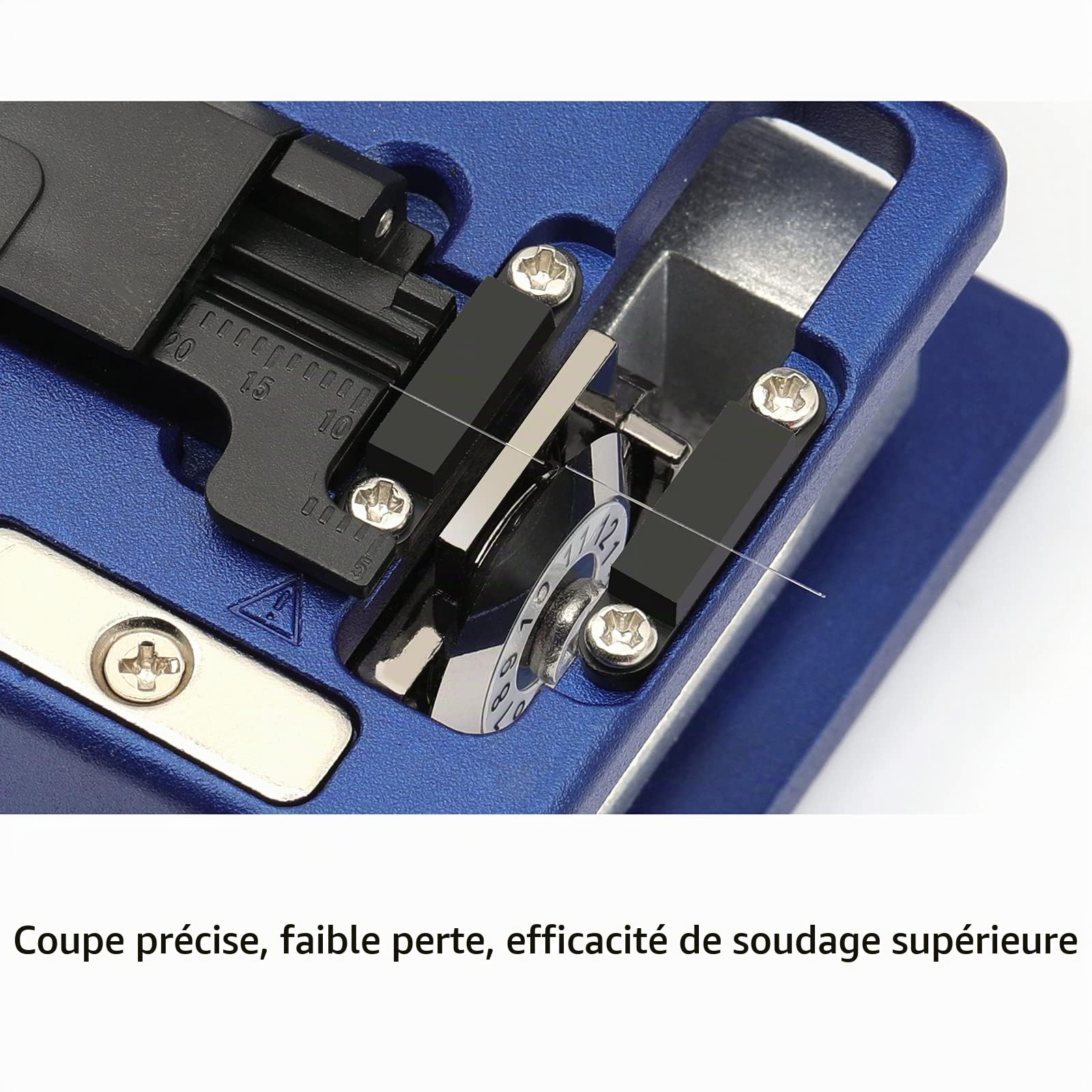 Cliveuse fibre optique FC-6S pour Sumitomo – avec 36000 coupes et revêtement, diamètre : 250 um – 900 um, lames 12 positions, matériel fibre utilisé en FTTH.