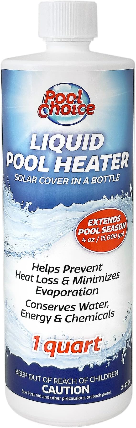 Pool Basics 2706PB Heat Trapper Pool Solar Blanket in A Bottle Liquid