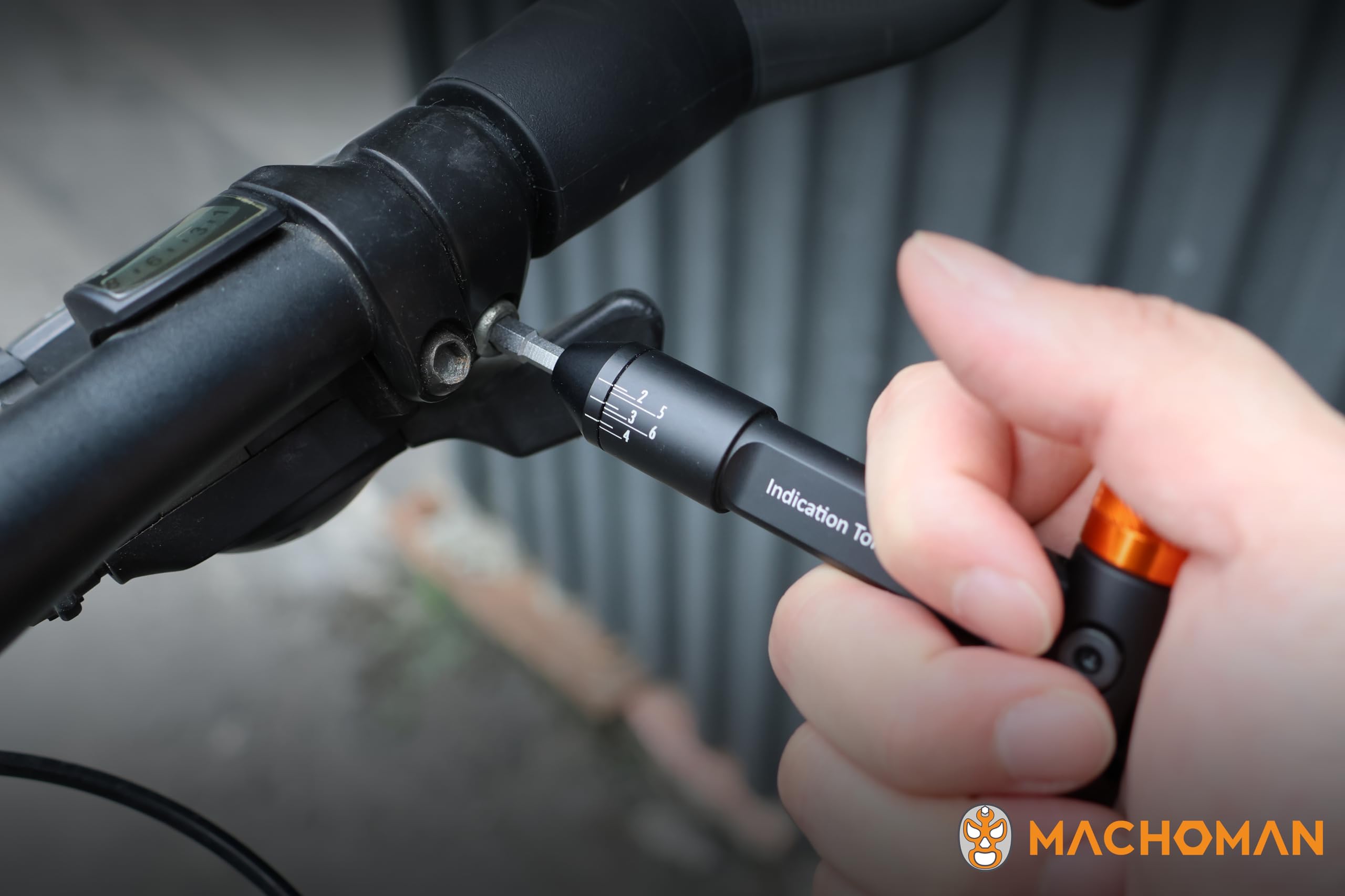 MACHOMAN Destornillador Dinamométrico con Indicador 2–6 Nm, Compacto y Plegable para un Almacenamiento Fácil, Herramienta de Apriete de Precisión, TQW2433T