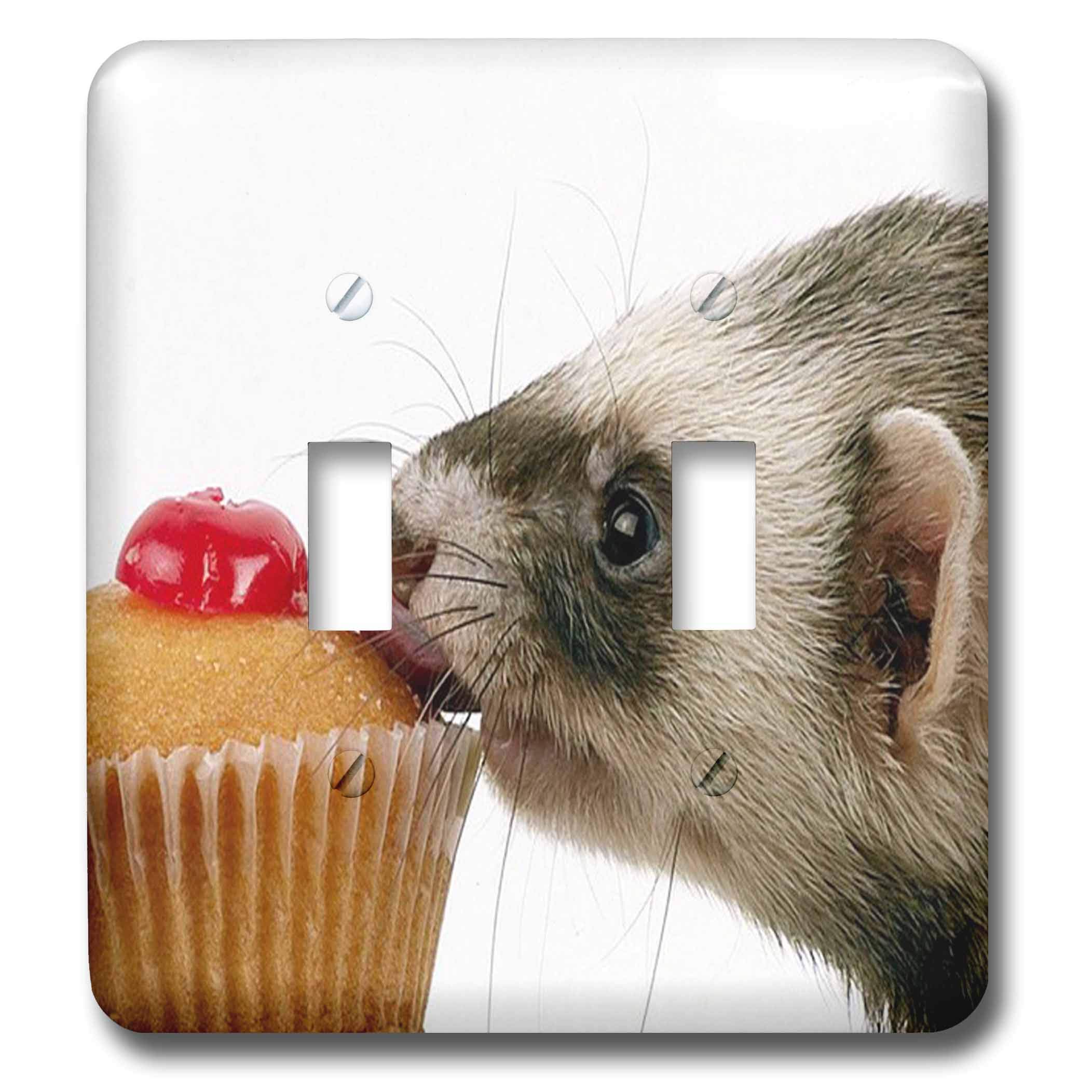 Interrupteur furet et cupcake pour décorer une chambre d'enfant originale