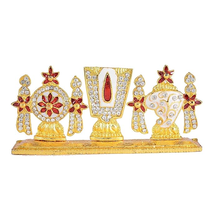 Buy GCT Tirupati Balaji Idol Lord Venkateswara Idol (Model121) Metal Statue for Car Dashboard