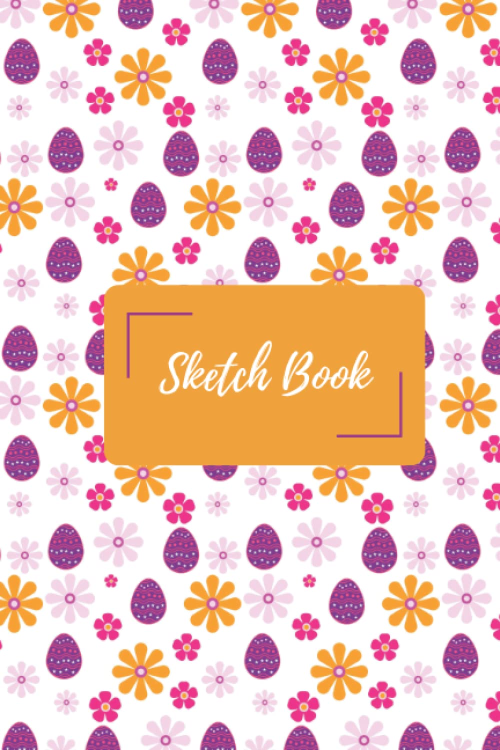 Easter Sketch Book: Easter Theme Mini Sketch Book for Writing, Drawing, Sketching or Doodling, Easter Basket Stuffers for Kids, 100 pages, 6X9, Easter Gifts