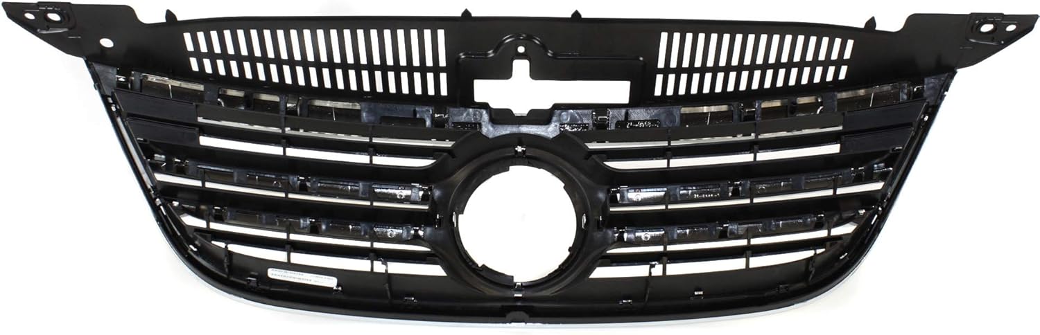 Garage-Pro Grille Assembly for VOLKSWAGEN TIGUAN 09-11 Chrome Shell/Ptd-Black Insert