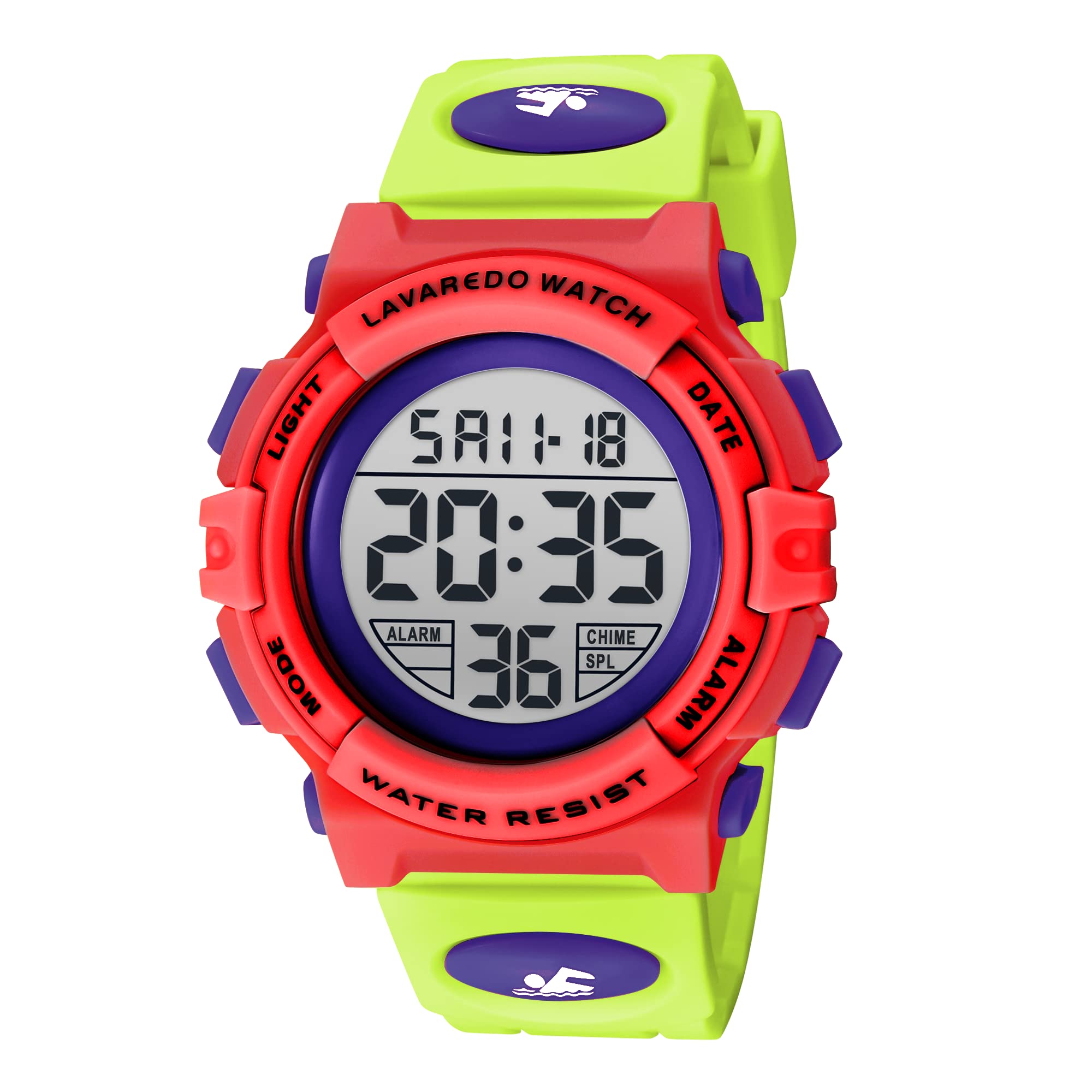 Kids Watch,Boys Watch for 3-15 Year Old Boys,Digital Sport Outdoor Multifunctional Chronograph LED 50 M Waterproof Alarm Calendar Analog Watch for Children with Silicone Band,Kids Gift