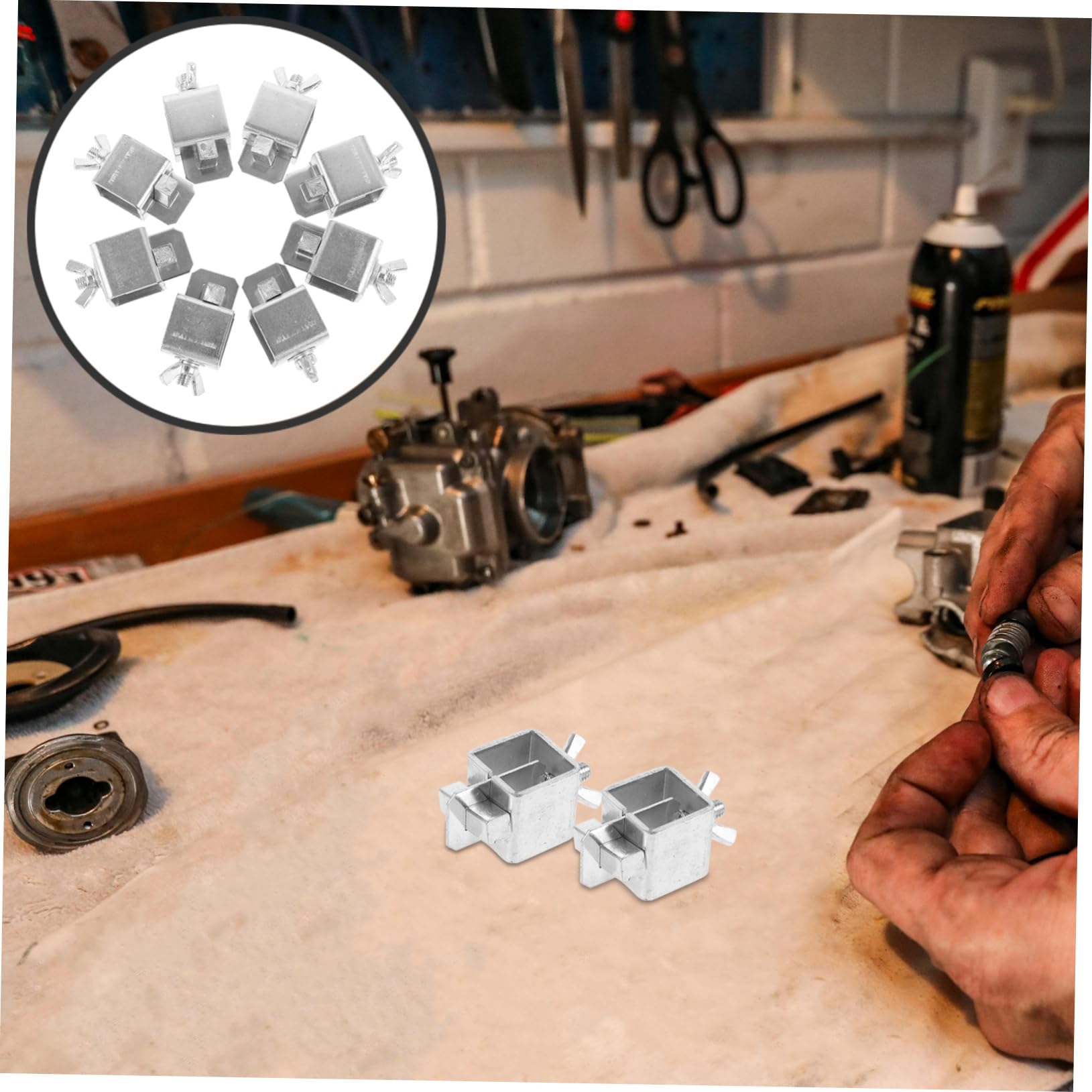 Mikikit 8pcs Welding Butterfly Clip Clamp for Butt Welding Practical Welding Clamp Welder Clamp Convenient Welding Clamp Welding Clip Welder Welding Clamp Welding Rod Clamp Welder Parts