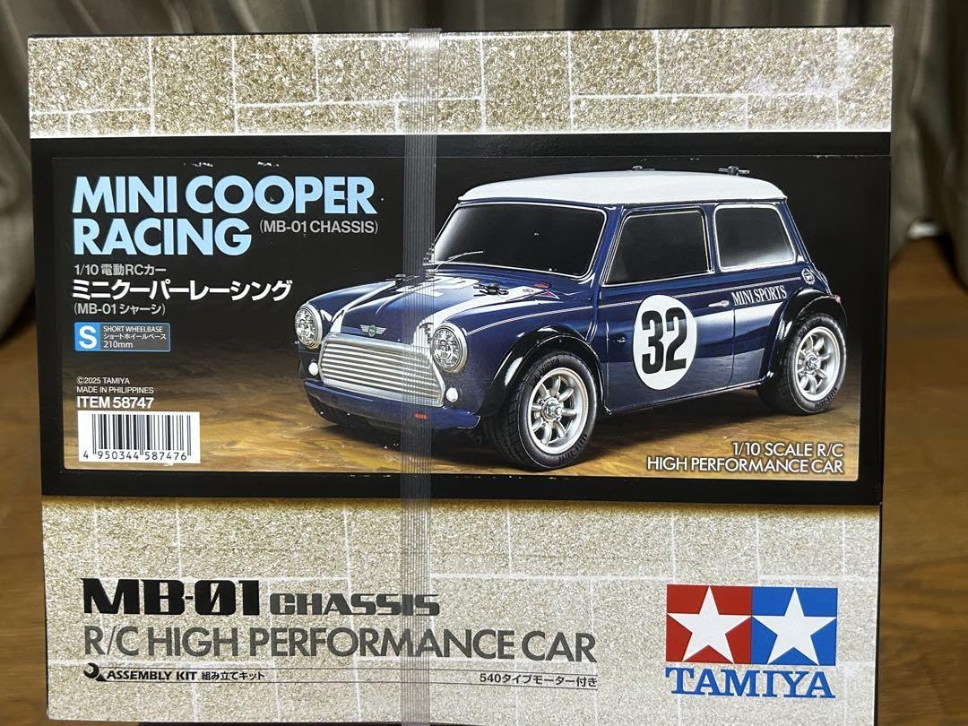 【新品・未使用！】タミヤ 1/10RC ミニクーパーレーシング (MB-01) タミヤ 電動RCカーシリーズ 1/10RC ミニクーパーレーシング (MB