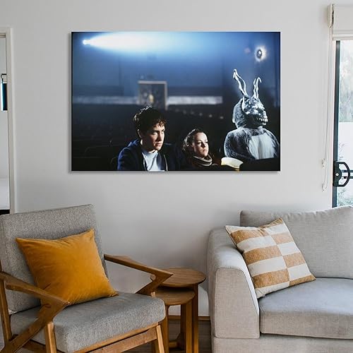 Miniatura 6 de Póster de película de terror Donnie Darko (3) pinturas artísticas de pared, lienzo, decoración de pared, decoración del hogar, decoración de sala de