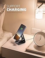 Vista 4 de Lamicall Soporte de teléfono universal ajustable., Negro