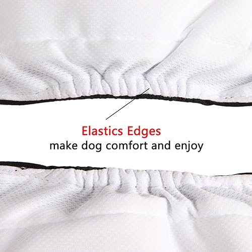 Miniatura 8 de Bandas para el Vientre para Pañales de Perros Machos (Paquete de 5), Premium Lavables Reutilizables Envolturas Medianas para el Vientre de Perros a