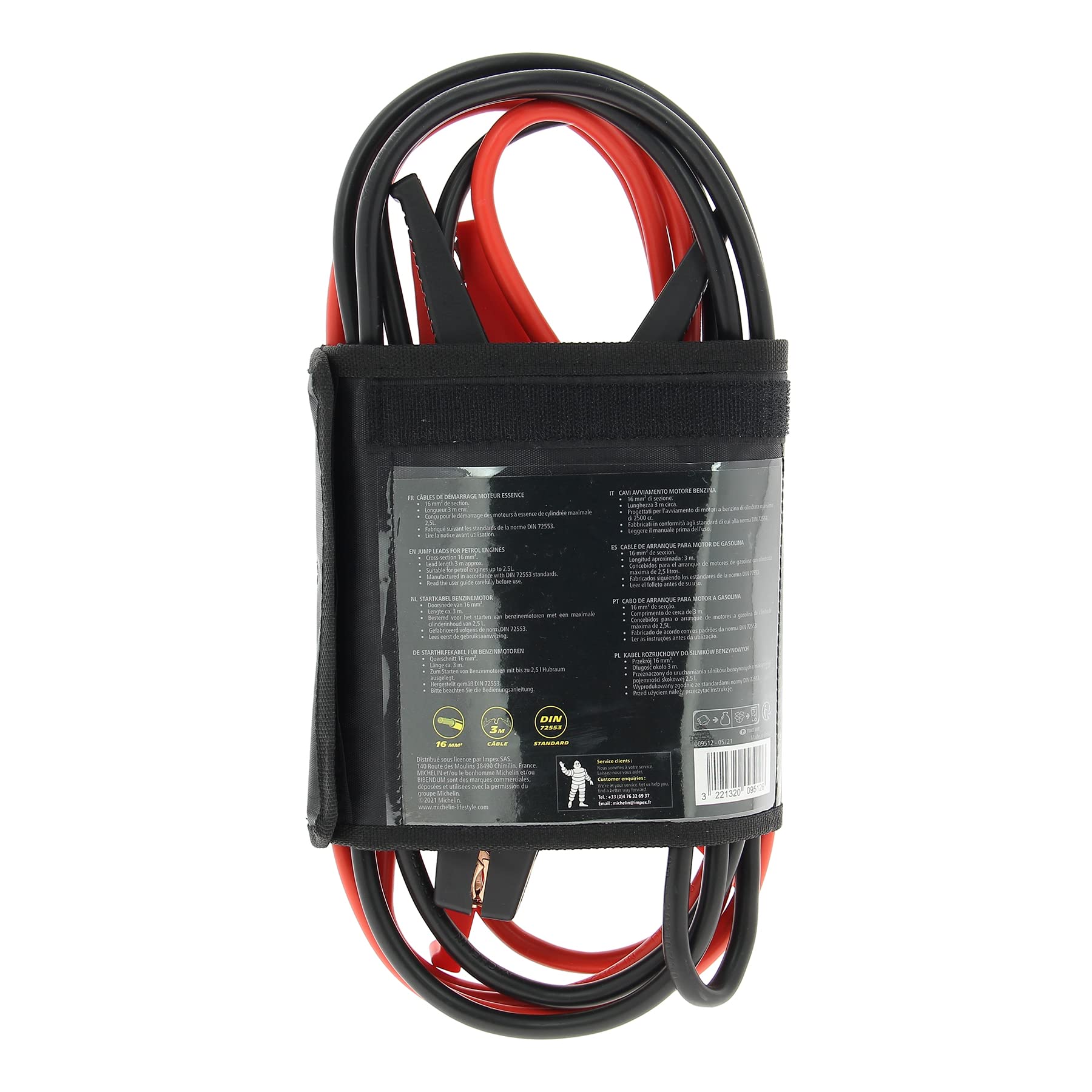 Michelin 009512 Cables de arranque 3m