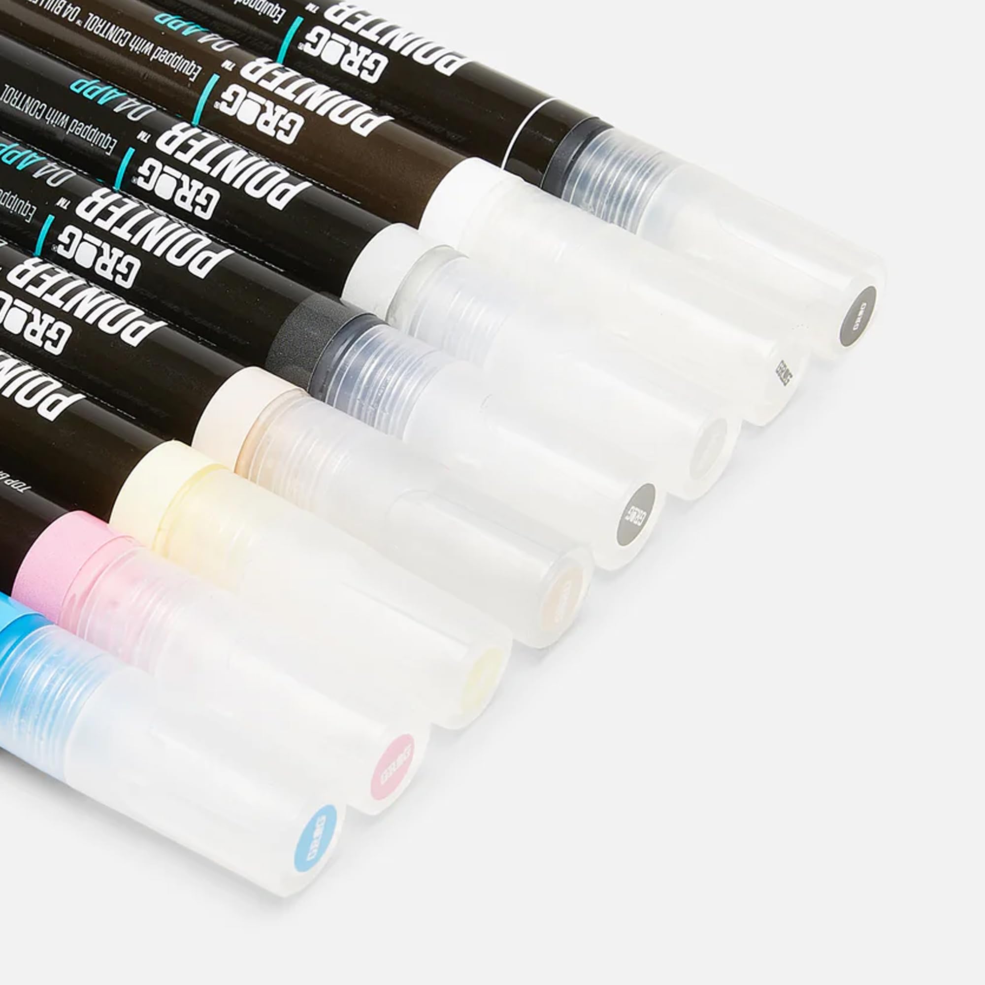 Grog Pointer 04 APP Marker Set 4mm, Aqua Pro Peinture Acrylique à Base d'Eau Art Graffiti Dessin Pen Embout Rond