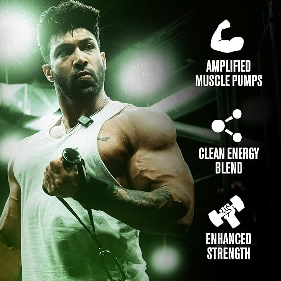 Jacked Factory Nitrosurge Pre-Workout in Green Apple & BCAA in Fruit Punch for Muscle Building and Recovery