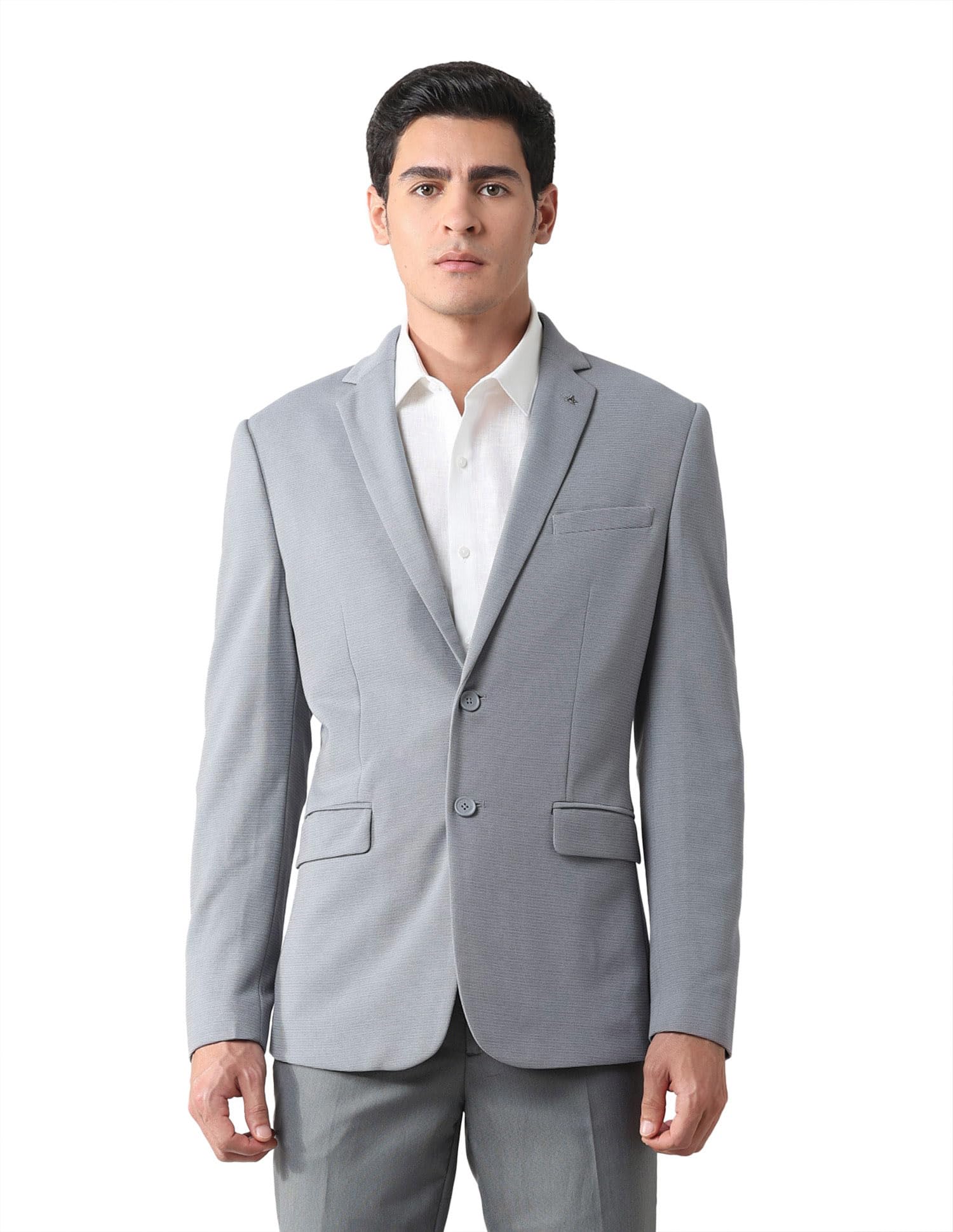 arrow Men's Zero Calorie Slim fit Textured Blazer-picture-14